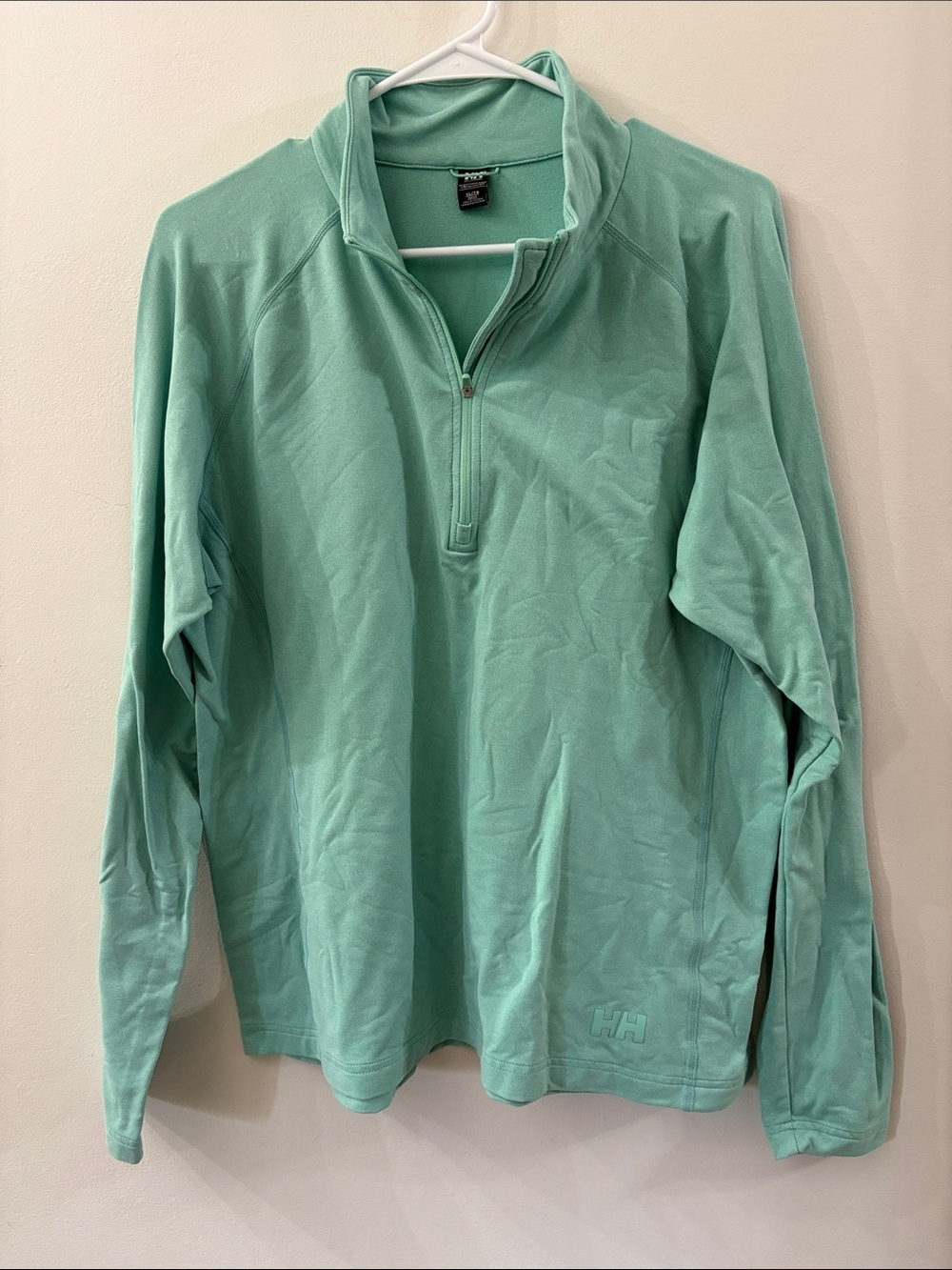 Helly Hansen green Quarter-Zip Pullover / women’s XL / long sleeve